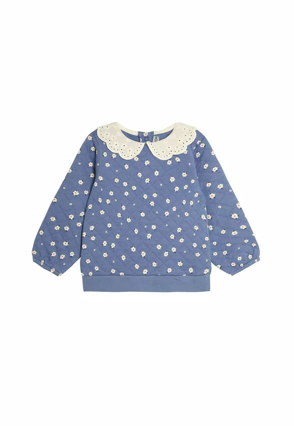DAISY FLORAL BRODERIE COLLAR REGULAR FIT - Sweatshirt - cornflower
