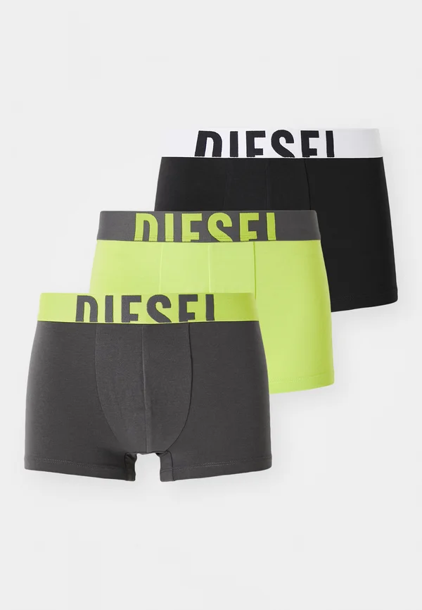 DAMIEN-D-POP 3 PACK - Pants - grey/black/green