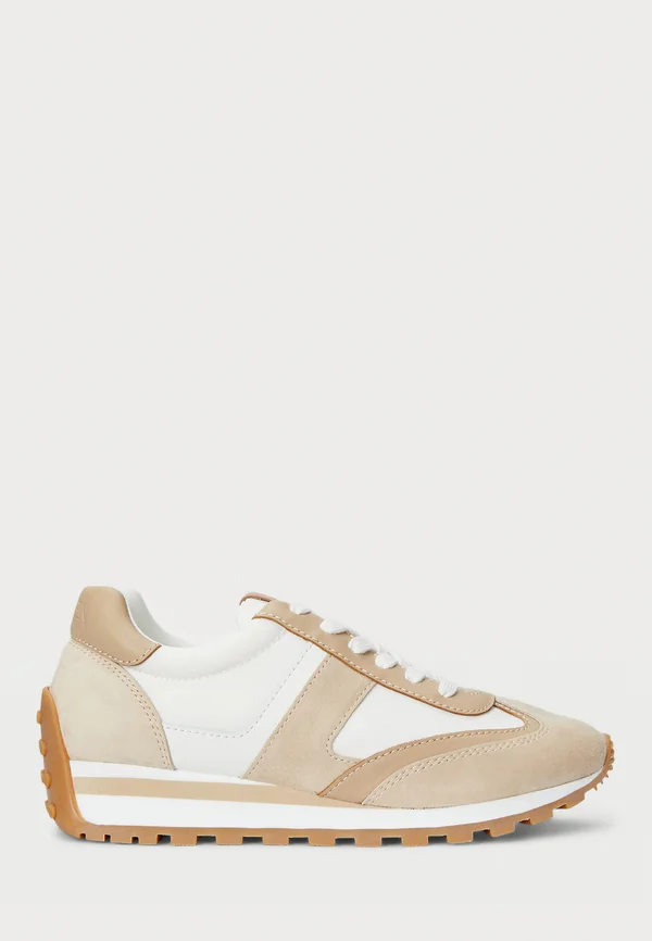 DANI SUEDE & LEATHER SNEAKER - Trainers - snw wht/sand dune/sand dune