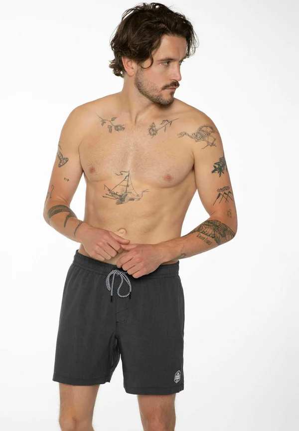 DAVEY - Swimming shorts - true black