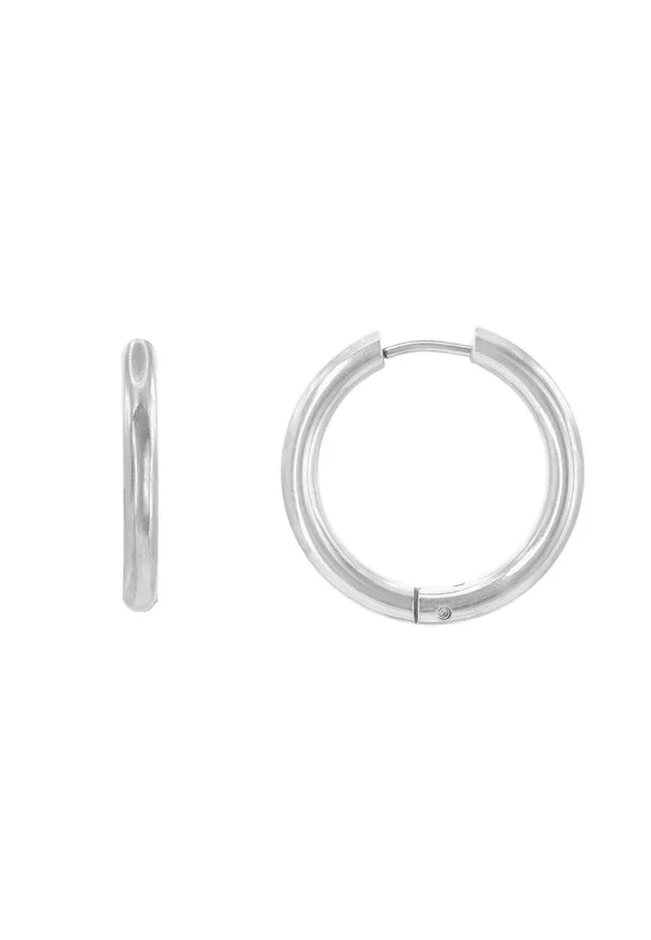 DAVID - Earrings - silberfarben poliert