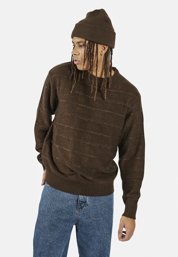 DAX BOXY FIT - Jumper - demitasse