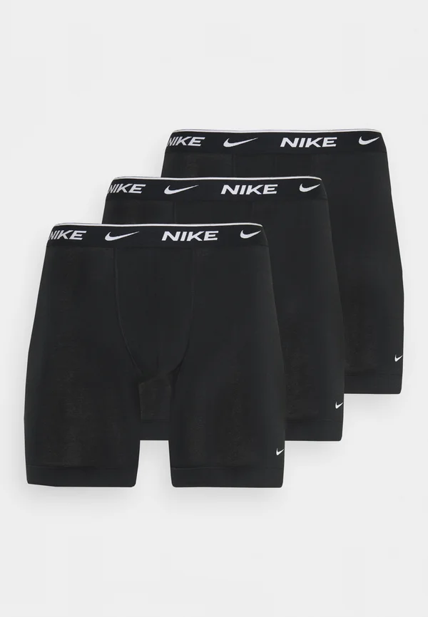 DAY STRETCH BRIEF LONG 3 PACK - Trunks - black