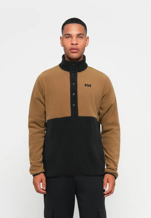 DAYBREAKER SNAP - Fleece jumper - sepia