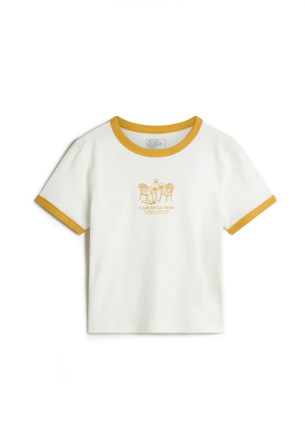 DE LA VANS RINGER - Print T-shirt - marshmallow
