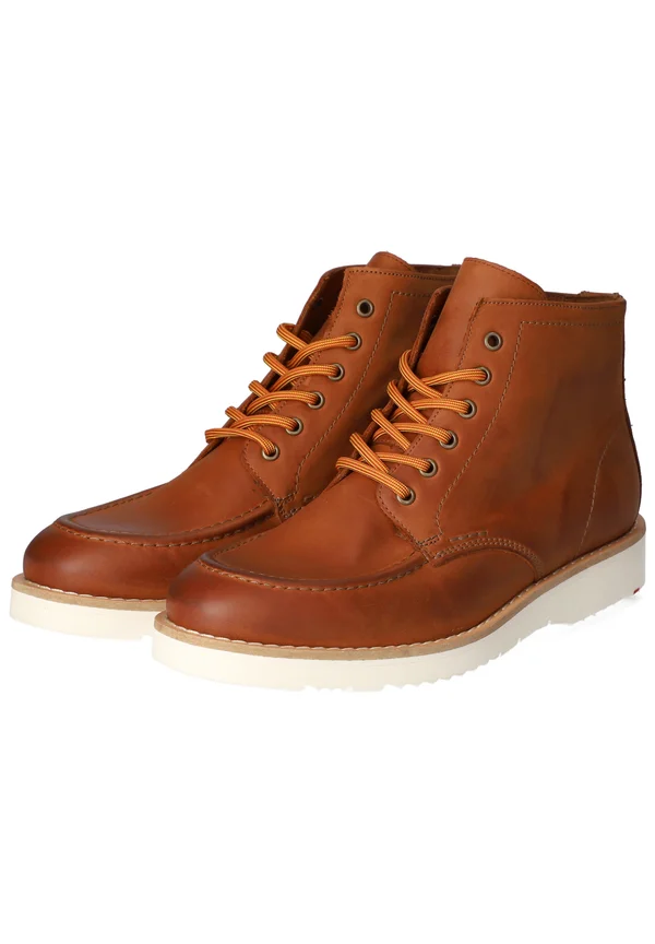 DEBAR - Lace-up ankle boots - braun