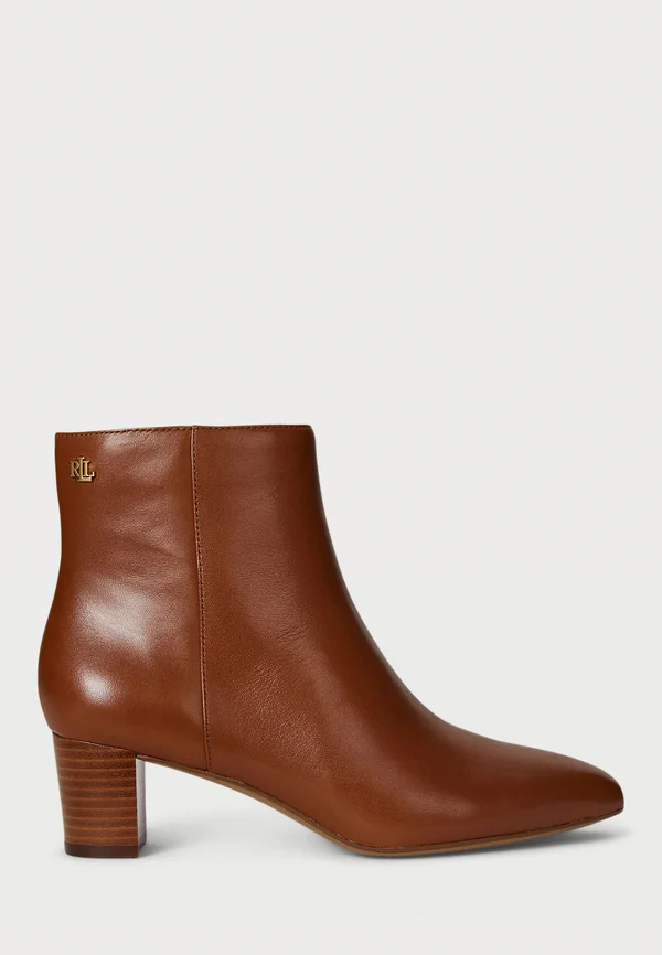 DEMI BOOTS BOOTIE - High heeled ankle boots - tan