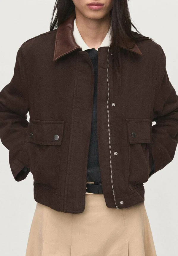 Denim jacket - brown