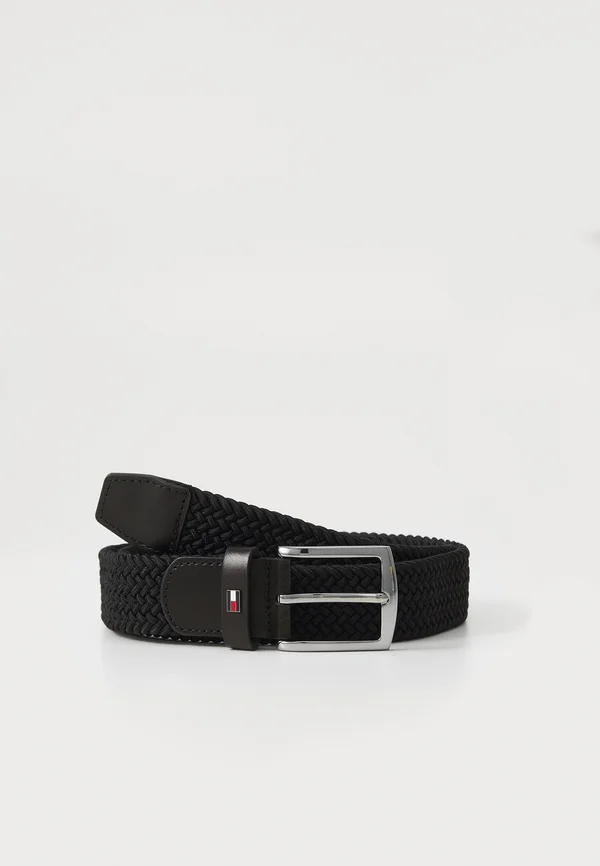 DENTON  - Braided belt - black