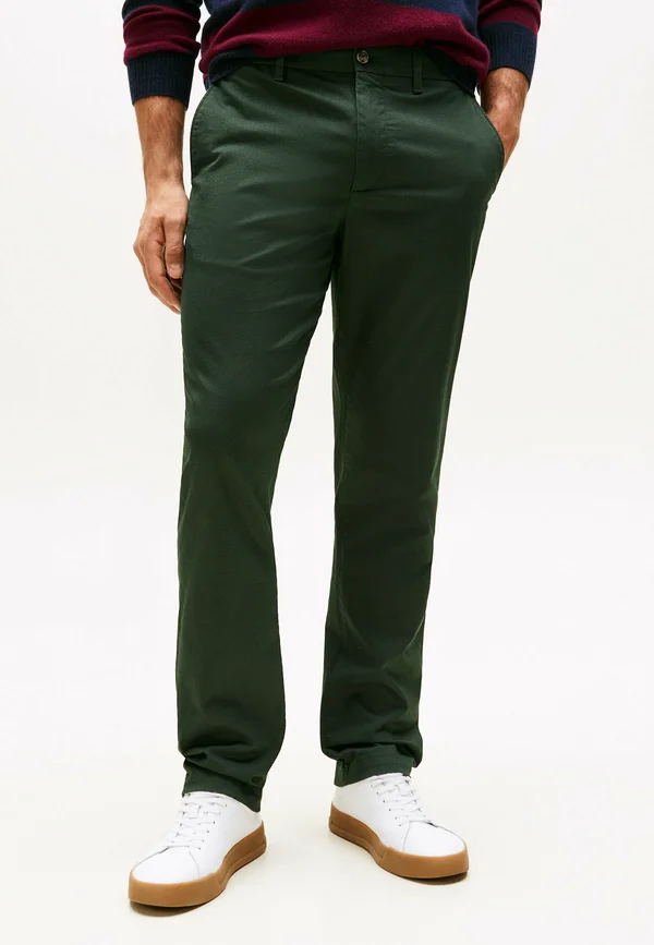 DENTON PRINTED STRUCTURE CHINO - Chinos - riverbed green