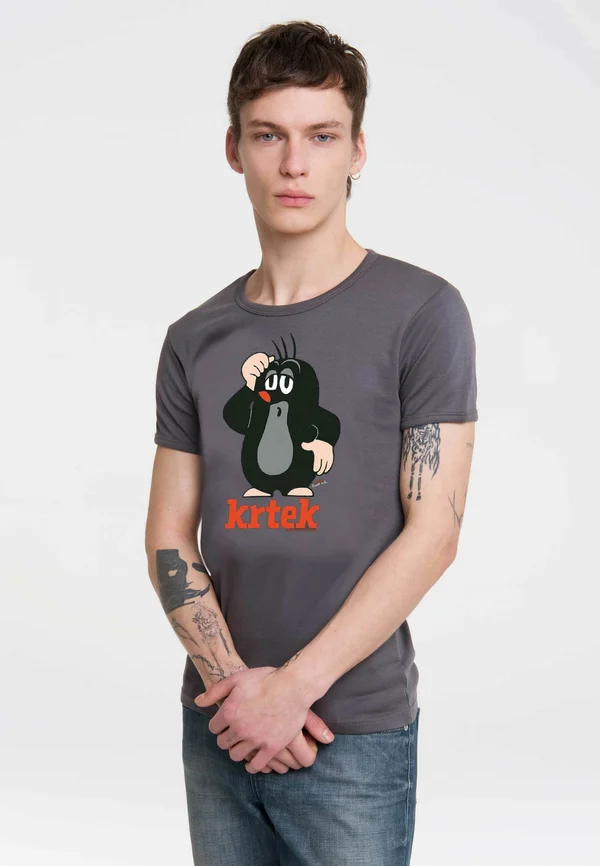 DER KLEINE MAULWURF KRTEK - Print T-shirt - grau