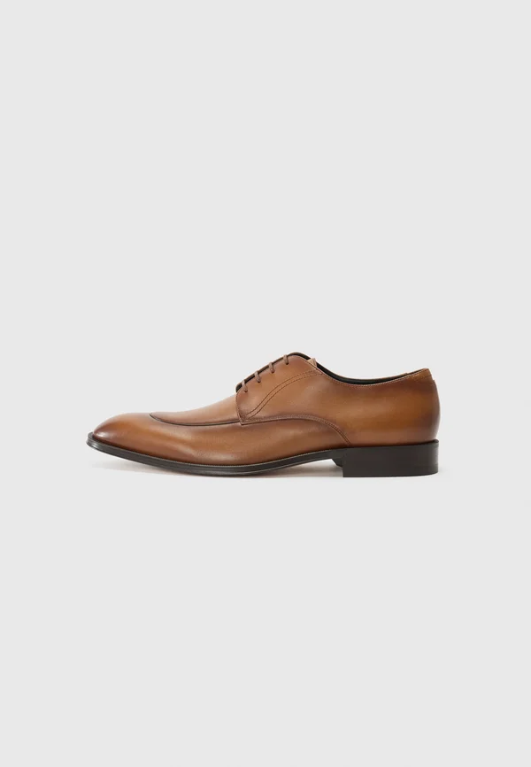 DERREK DERBY - Lace-ups - medium brown