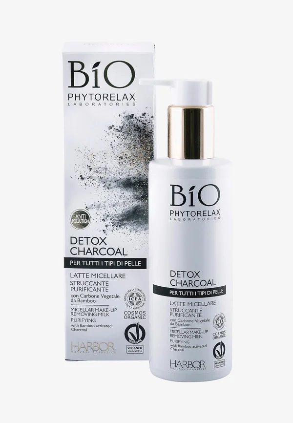 DETOX CHARCOAL VEGAN & ORGANIC - PURIFYING MICELLAR MAKE-UP REMOVER - Makeup remover