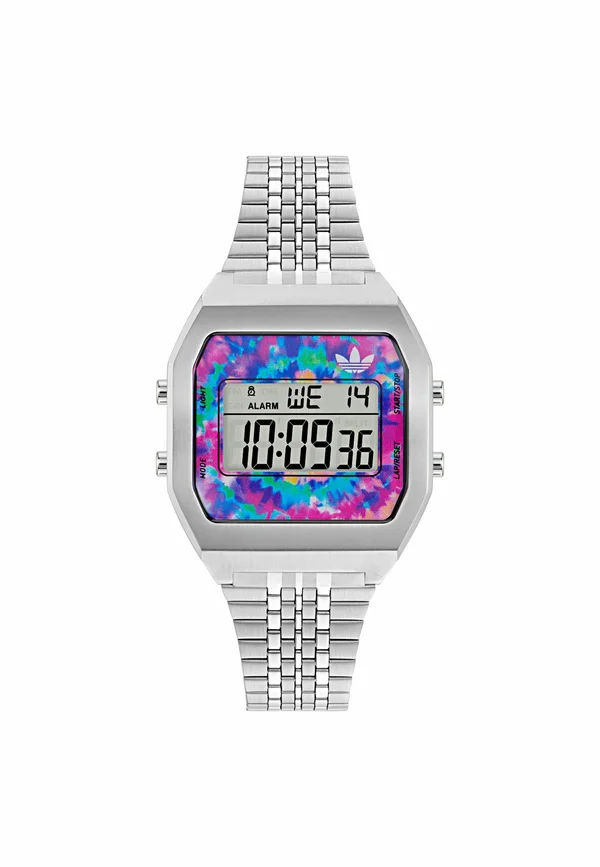 DIGITAL TWO - Digital watch - silver tone