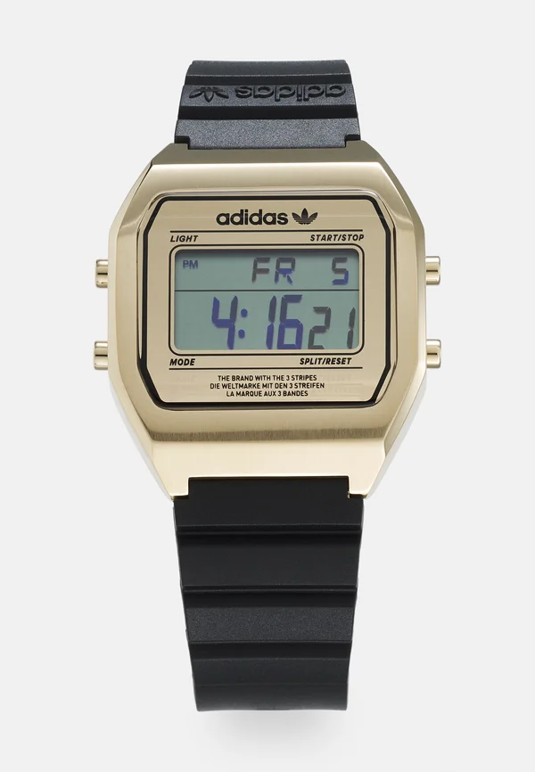DIGITAL TWO UNISEX - Digital watch - gold-coloured / black