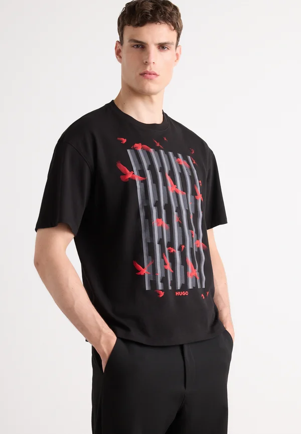 DIGRAPH - Print T-shirt - black