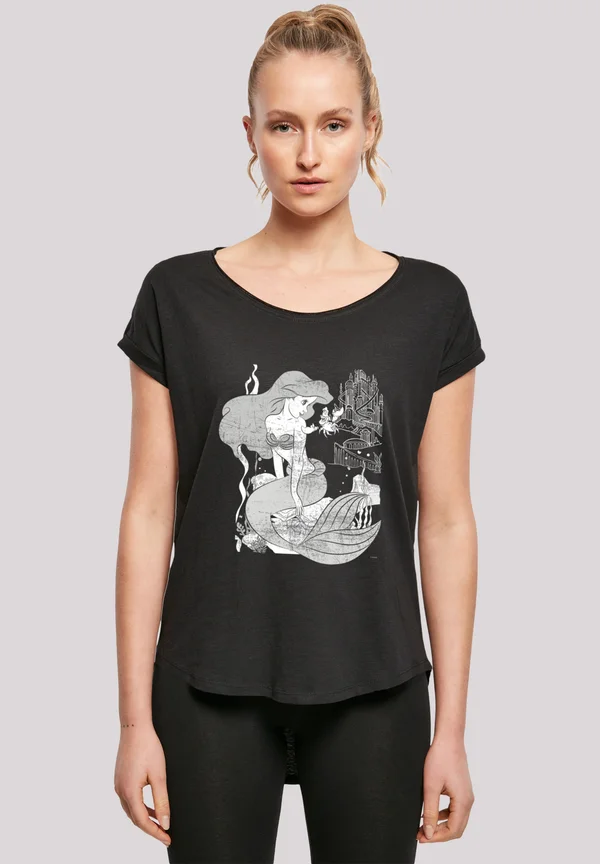 DISNEY ARIELLE DIE MEERJUNGFRAU - Print T-shirt - black