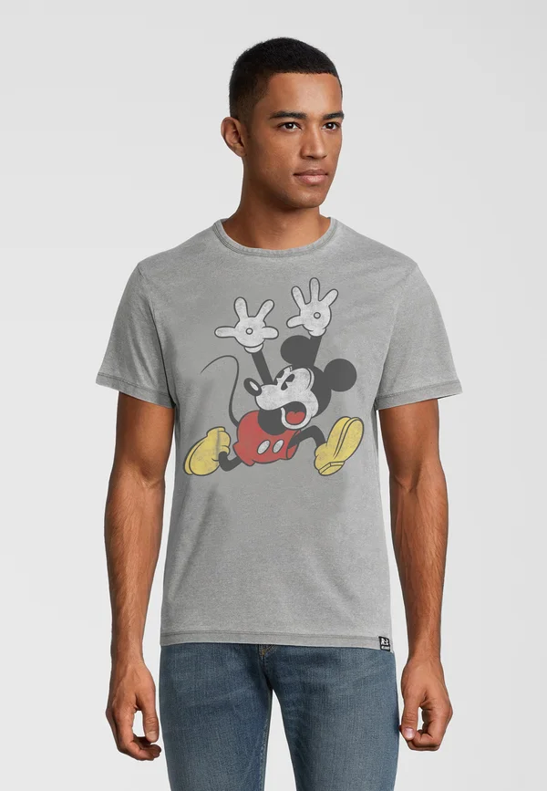 DISNEY MICKEY MOUSE PANIC - Print T-shirt - hellgrau