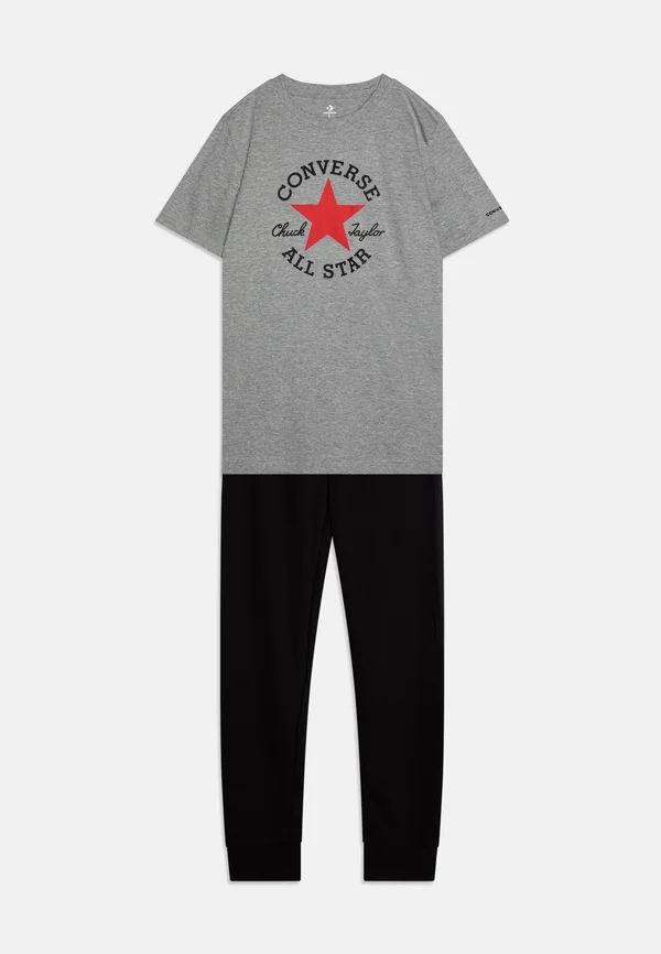 DISSECTED TEE SET - Trousers - black