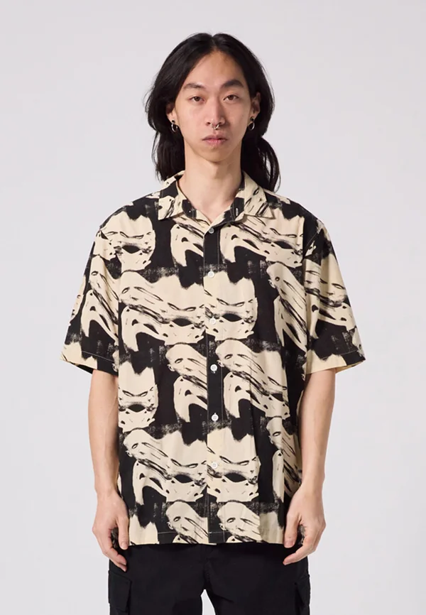 DISTORT SHIRT UNISEX - Button-down blouse - bone