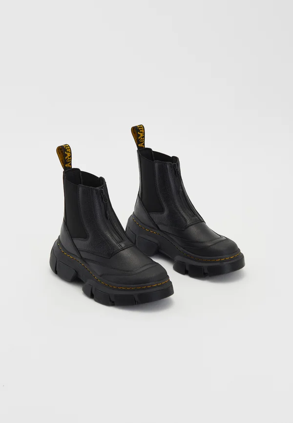 DMXL ZIP CHELSEA BOOT UNISEX - Platform boots - black lunar