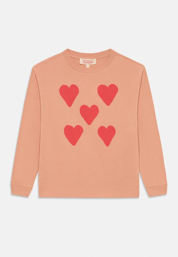 DOG LONG SLEEVE - Long sleeved top - dusty coral