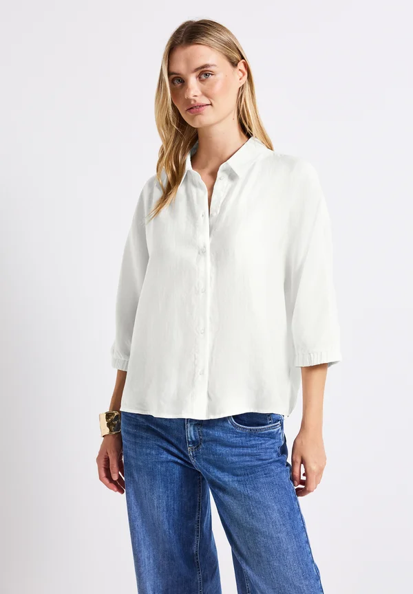 DOLMAN - Button-down blouse - weiß