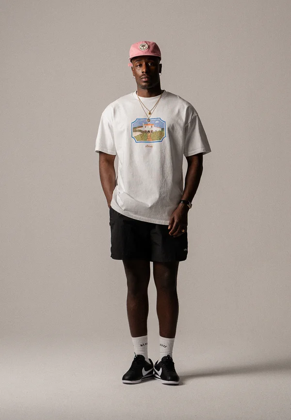 DOMAINE TEE - Print T-shirt - white