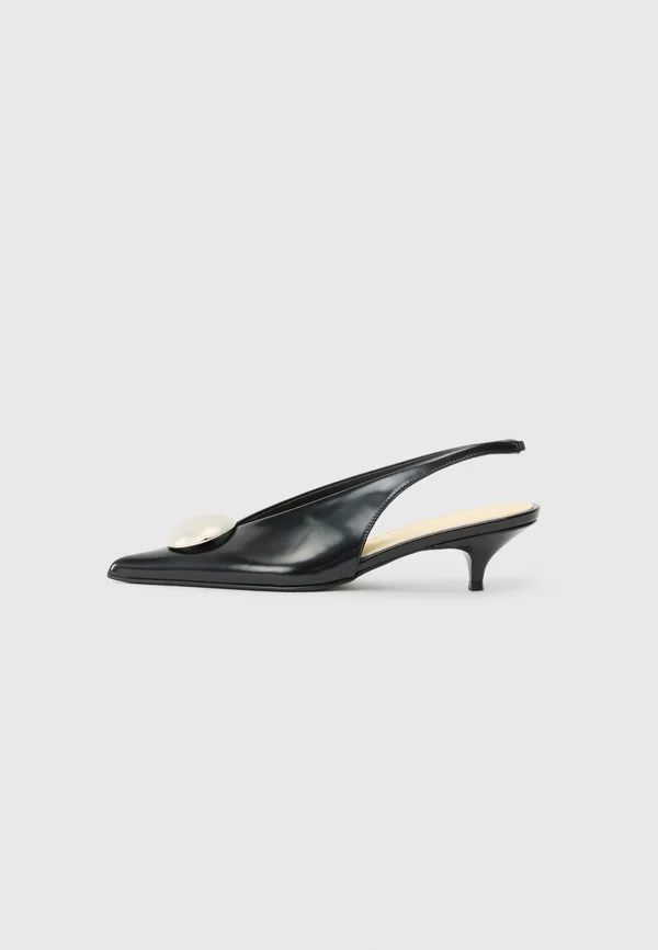 DOME SLASH - Classic heels - black
