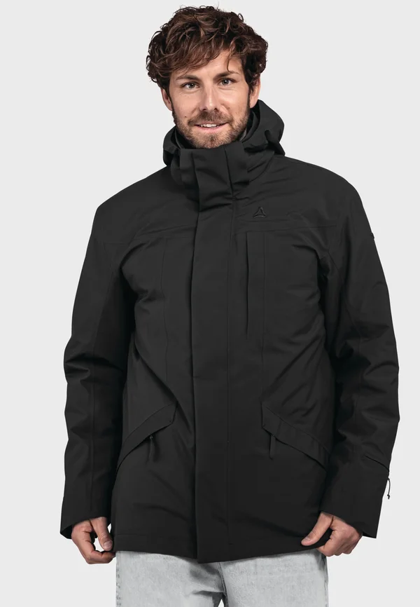 DOPPEL URBAN STYLE BORKOL - Waterproof jacket - 9990 - schwarz
