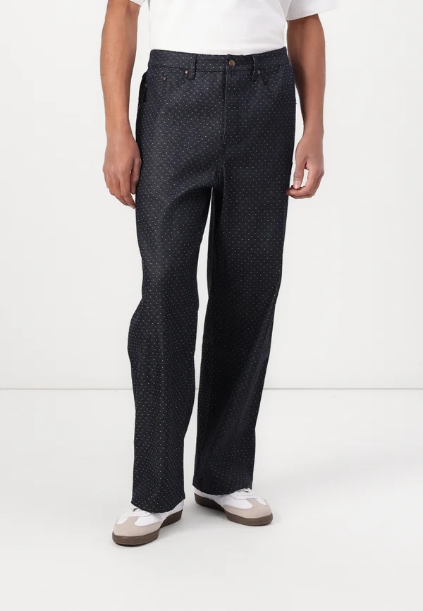 DOTTED SELVEDGE - Relaxed fit jeans - light wash