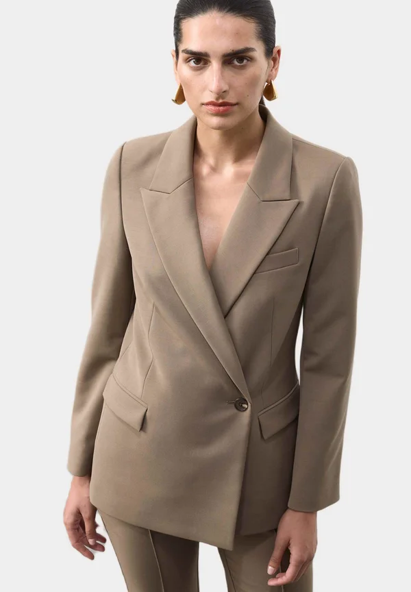DOUBLE BREASTED - Blazer - neutral