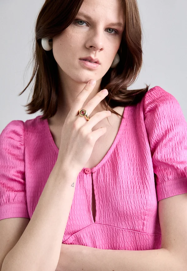 DOUBLE LOOP INFINITY  - Ring - gold-coloured