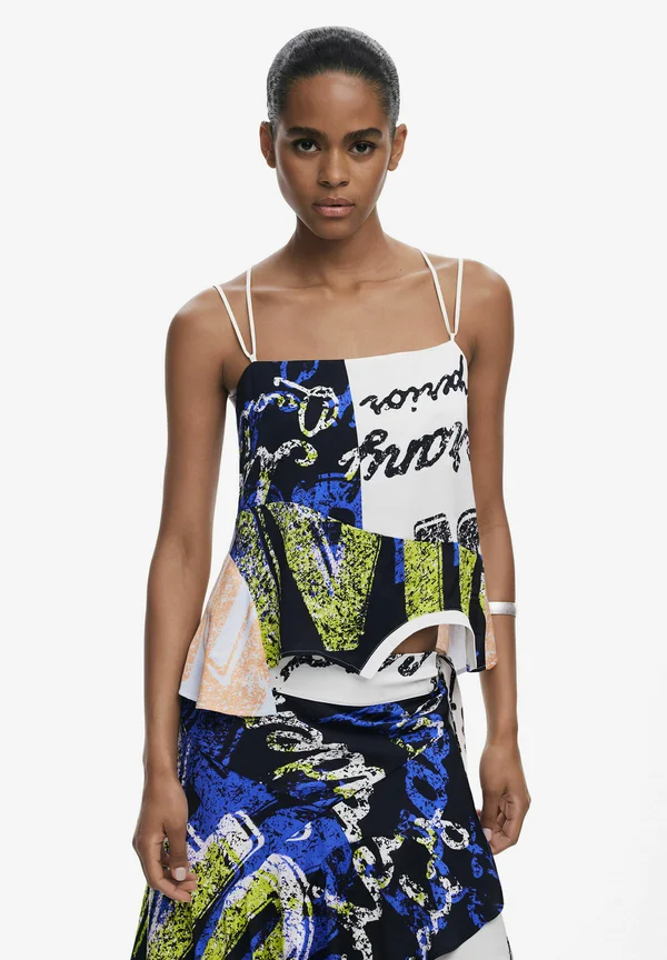 DOUBLE-STRAP - Top - white