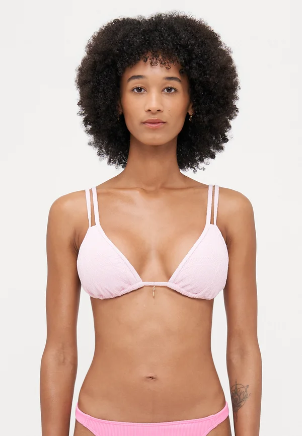 DOUBLE STRAP TRIANGLE - Bikini top - pink