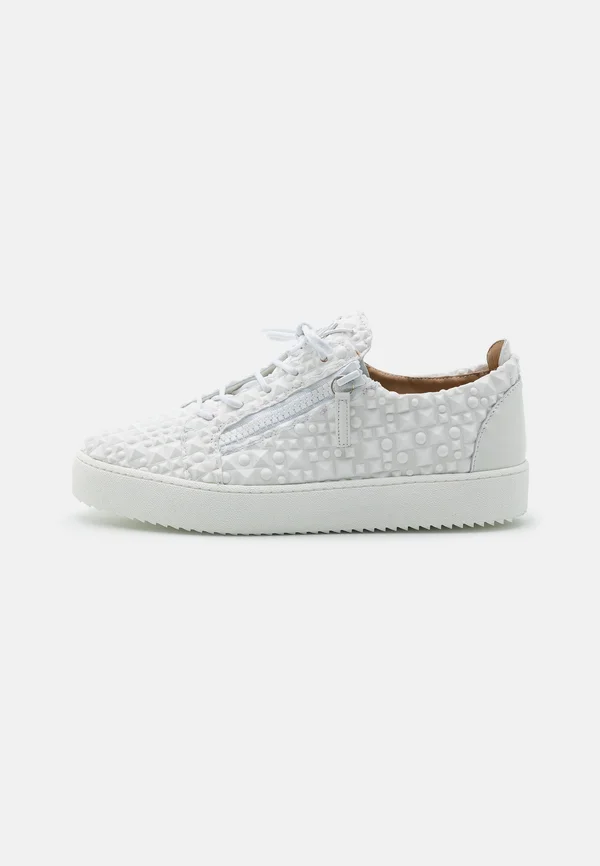 DOUBLE ZIP - Trainers - bianco