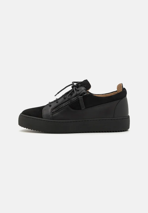 DOUBLE ZIP - Trainers - black