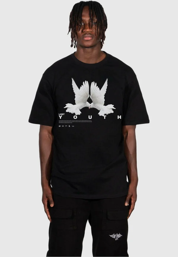 DOVE - Print T-shirt - black
