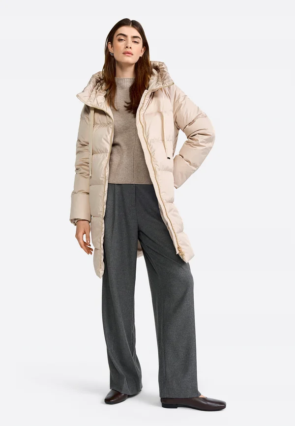 Down coat - caffee latte