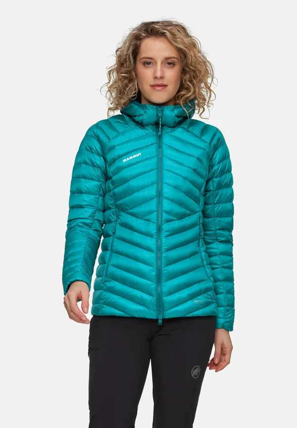 BROAD PEAK - Down jacket - deep teal/black