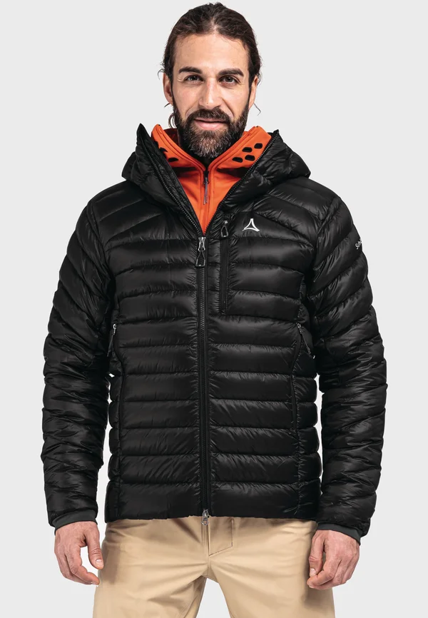 Down jacket - schwarz