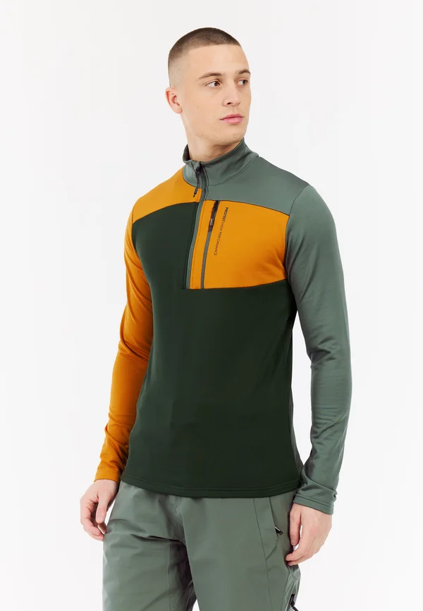 DRAW - Long sleeved top - kale green