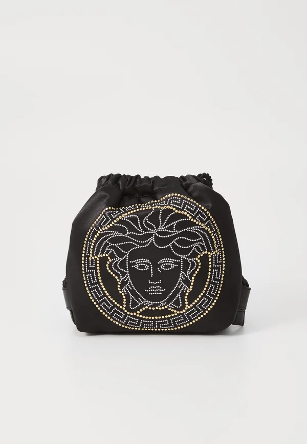 DRAW STRING FABRIC HOTFIX UNISEX - Rucksack - black