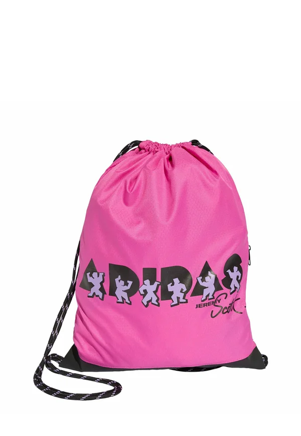 Drawstring sports bag - lucid fuchsia/black