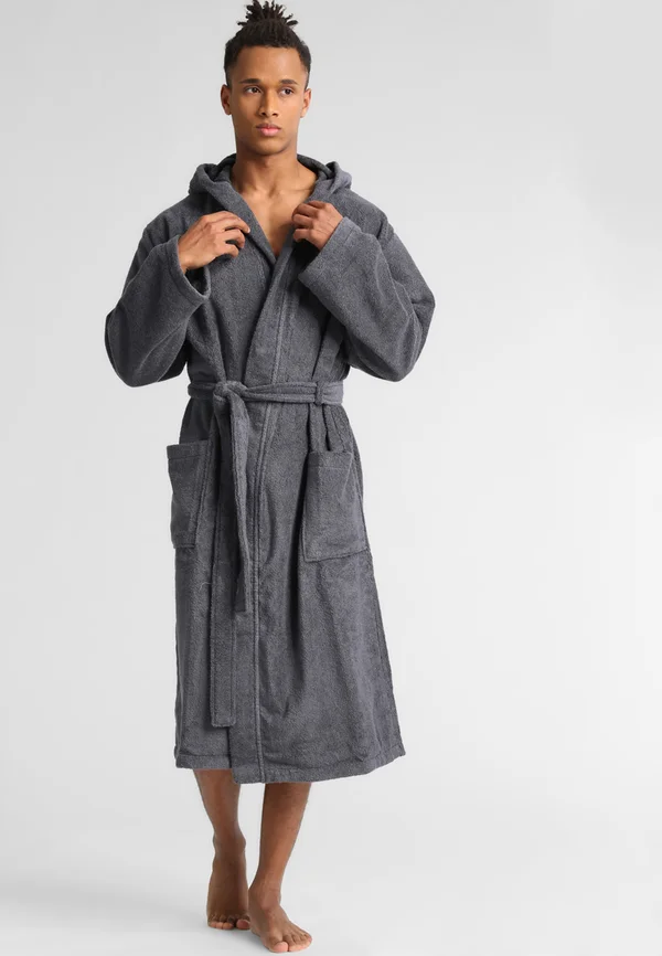 Dressing gown - grau meliert