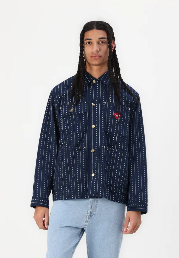 DREWE CHORE - Denim jacket - ink/natural rinsed