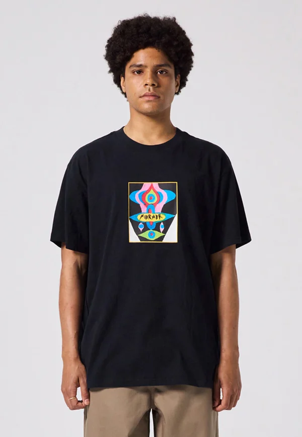 DROID PASTEL UNISEX - Print T-shirt - black
