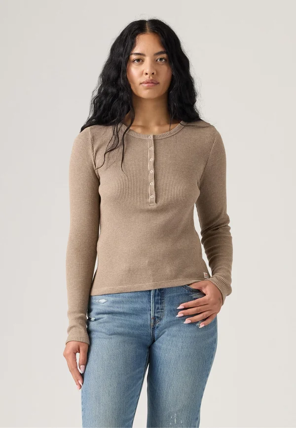DRY GOODS - Jumper - taupe gray heather bros b2371