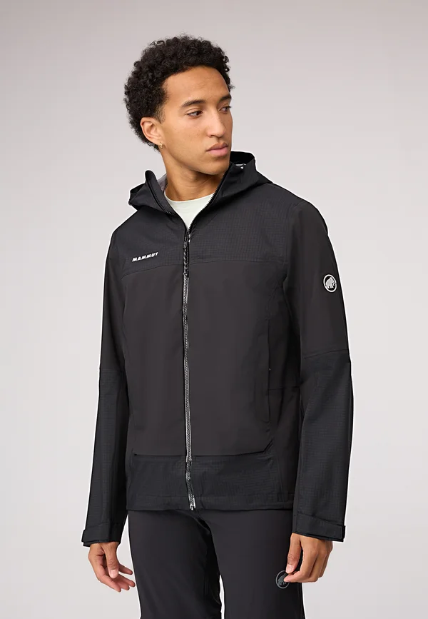 DUCAN GUIDE HOODED - Hardshell jacket - black