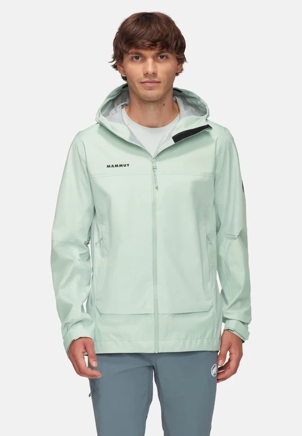 DUCAN GUIDE HOODED - Hardshell jacket - silver sage